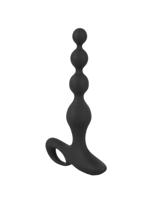 Nabíjecí vibrační anální korálky Black Velvets Rechargeable Anal Beads