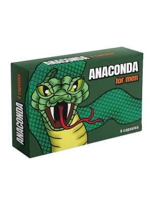 Přírodní výživový doplněk pro muže Anaconda 4ks