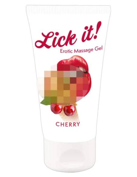 Jedlý lubrikant Lick it! třešňový 50ml