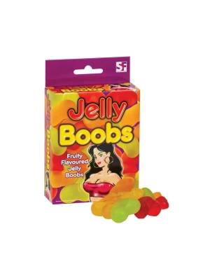 Pryžové bonbóny ve tvaru prsou s ovocnou příchutí Jelly Boobs 120g