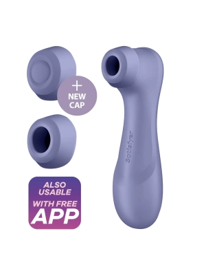 Smart nabíjecí stimulátor na klitoris se vzduchovými vlnami Satisfyer Pro 2 Gen3 Smart fialový