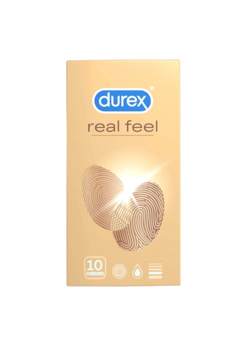 Durex Real Feel kondomy bez latexu 10 ks