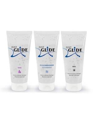 Just Glide sada lubrikantů (3 x 200 ml)