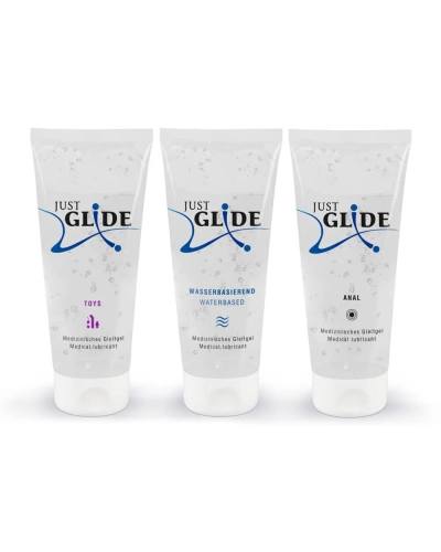 Just Glide sada lubrikantů (3 x 200 ml)