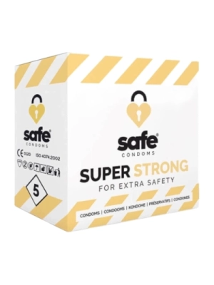SAFE Extra silné kondómy 5 ks