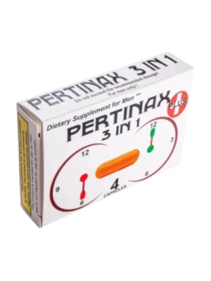 Pertinax 3in1 Plus výživový doplnok pre mužov 4 kapsuly