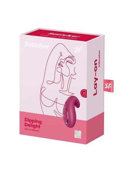 Satisfyer Dipping Delight - nabíjecí vibrátor na klitoris (červený)