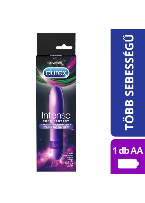 Tyčový vibrátor Durex Pure Fantasy bílý