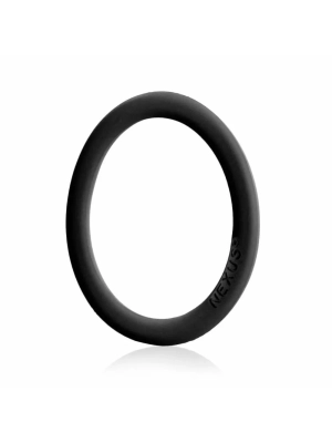 Silikonový černý erekční kroužek na penis Nexus Enduro
