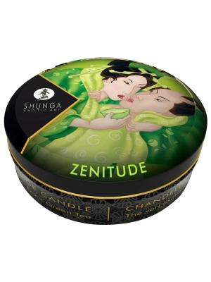 Masážní svíčka Shunga Massage Candle Green Tea 30 ml