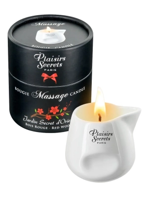 Masážní svíčka massage Candle Red Wood 80 ml