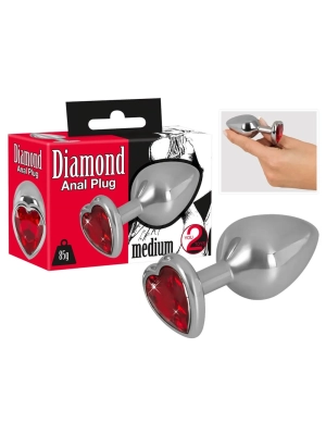 Anální dildo Diamond 85g Aluminum Dumbbell
