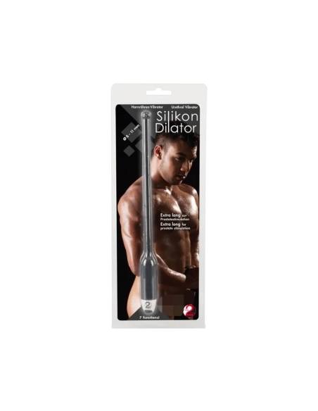 DILATOR dlouhý silikonový vibrátor na močovou trubici 8-11mm