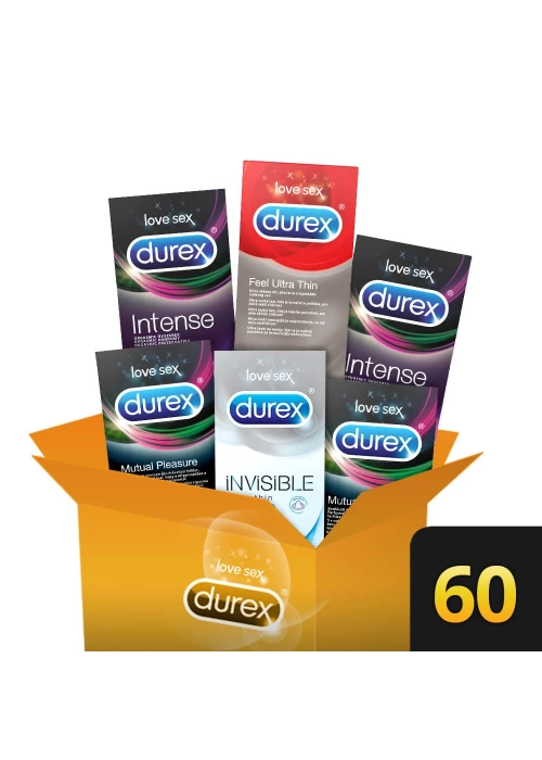Durex Premium balíček kondomů pro extra požitek 6x10ks