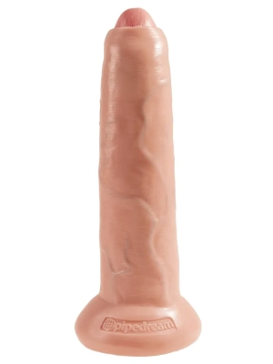 Realistické dildo s předkožkou King Cock 9 23cm