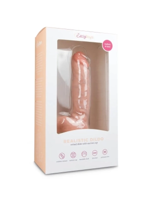 Dildo s přísavkou a varlaty Easytoys 22