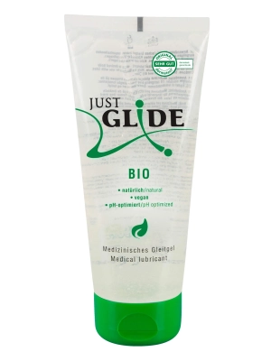 Veganský lubrikační gel na bázi vody Just Glide Bio 200ml