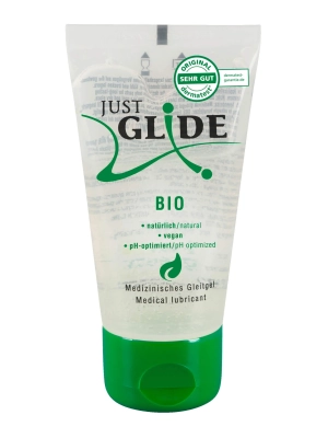 Veganský lubrikant na bázi vody Just Glide Bio 50ml