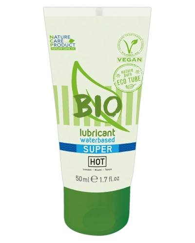 Lubrikační gel pro vegetariány na bázi vody HOT Bio Super 50ml