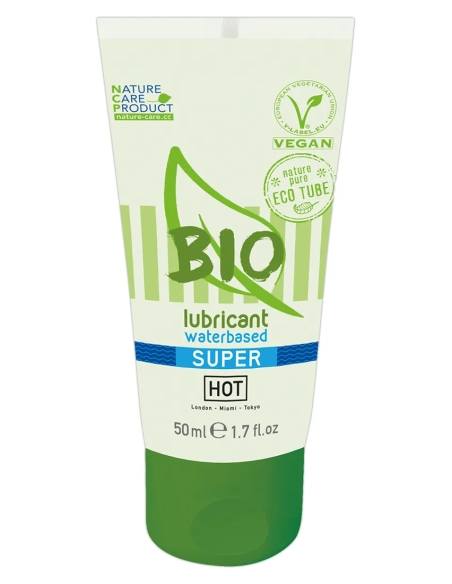 Lubrikační gel pro vegetariány na bázi vody HOT Bio Super 50ml