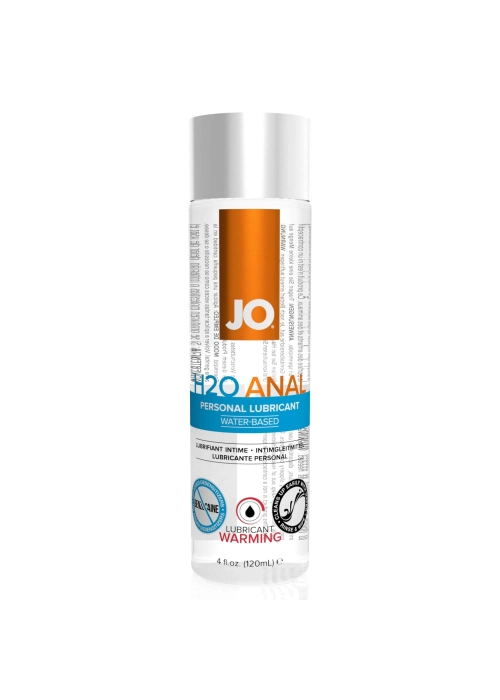 Anální lubrikační gel s hřejivým účinkem JO H2O Anal Warming 120ml