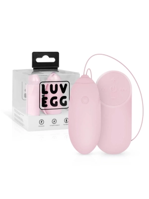 LUV EGG nabíjecí vibrační vajíčko na dálkové ovládání růžové