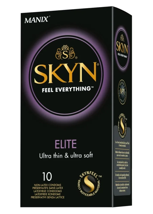 Manix SKYN Elite ultra tenké bezlatexové kondomy 10ks